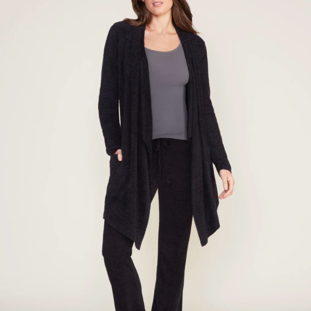 Barefoot Dreams cozy chic island wrap in black